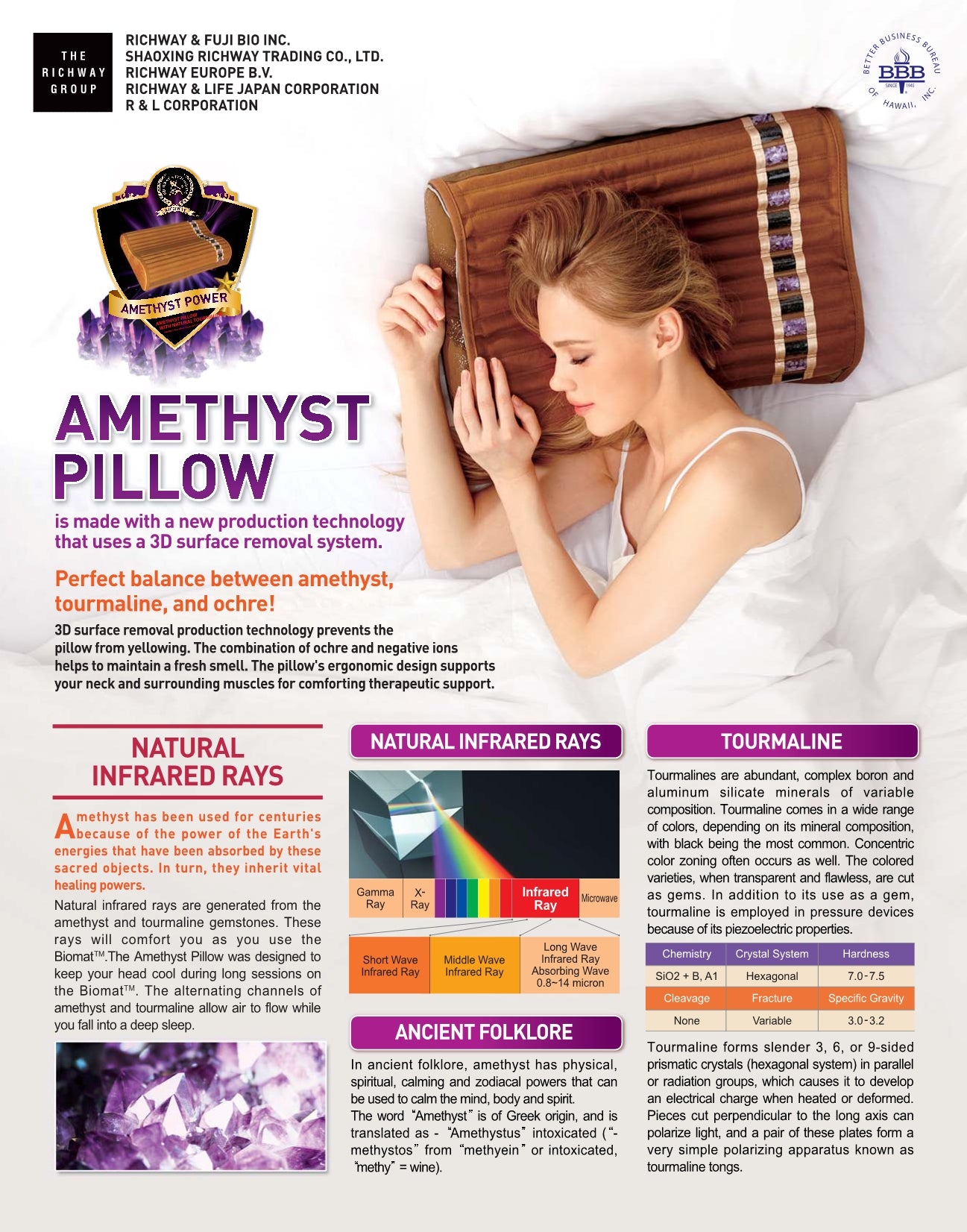 Amethyst Pillow